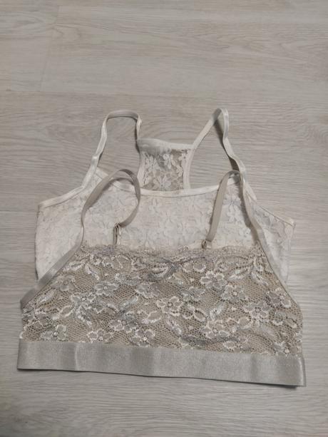 2x čipkovaná lambada 146/152, 146