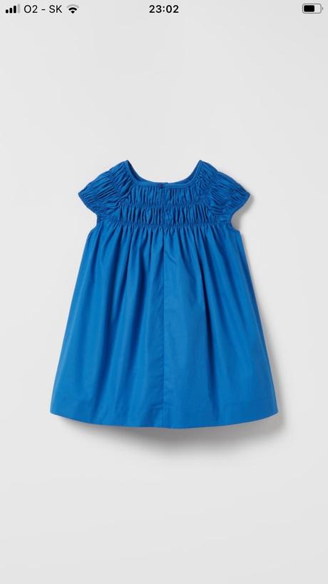 Predam zara nove saty kralovska modra, zara,116