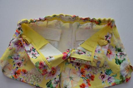 Kvietkované šortky, zara,128