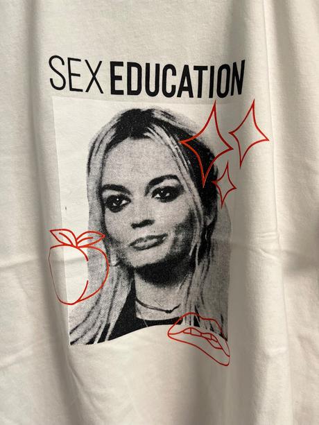 Oversize tričko sex education, sinsay,m