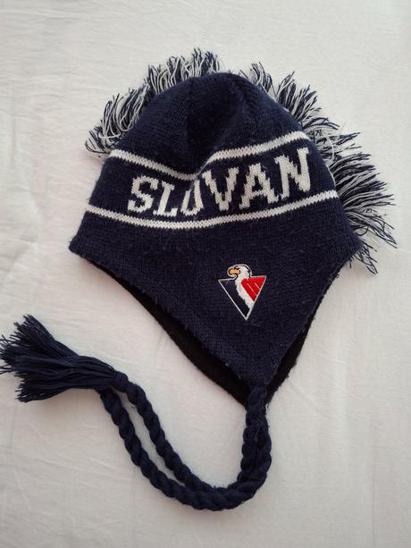 Pletená čiapka hc slovan, 