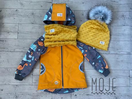 Minky set ciapka a nakrcnik, 56 - 146