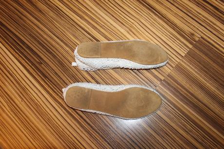 Letné háčkované balerínky h&m v. 35, h&m,35