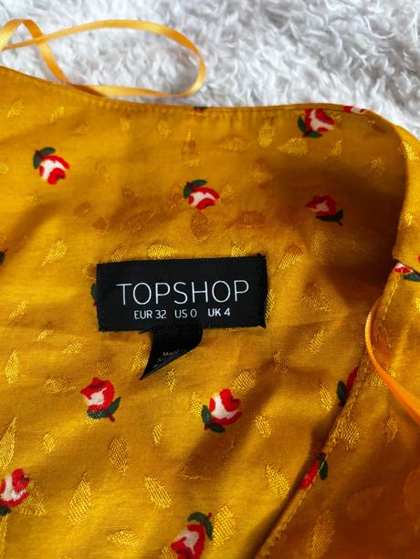 Top s viazaním, topshop,xs