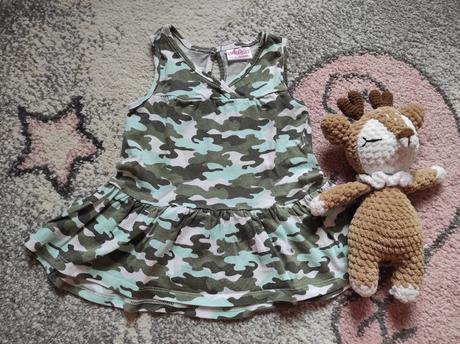 Maskáčové šaty/top, pepco,92