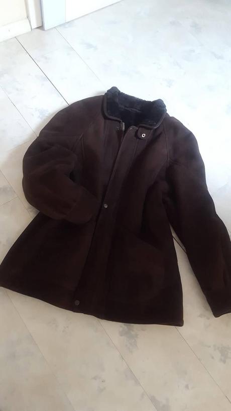 Športový moderný pravý kožuch, xxl