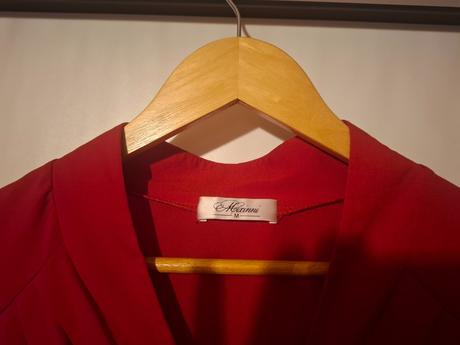 Červené retro vintage šaty 1930 - 1940s, m