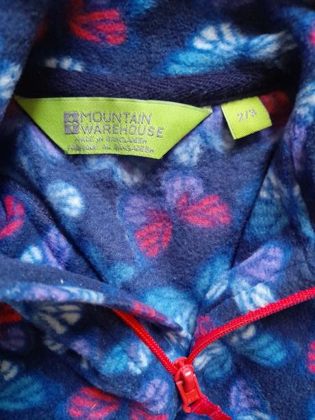 Mikina flis 2-3r., mountain warehouse,92