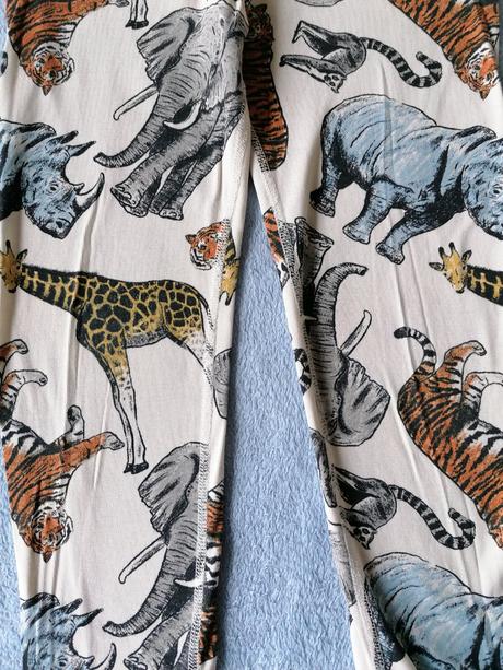 Pyžamo zvieratá, h&m,122