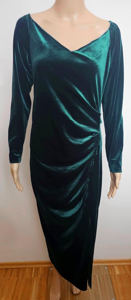 Velúrové spoločenské šaty, reserved,42