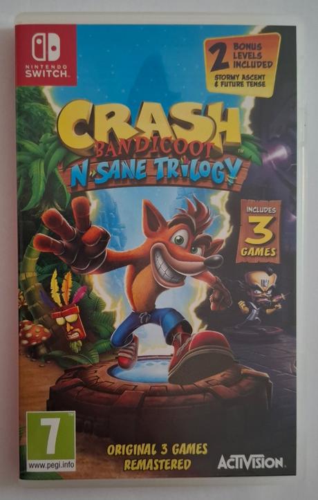 Nintendo switch hra crash bandicoot, 