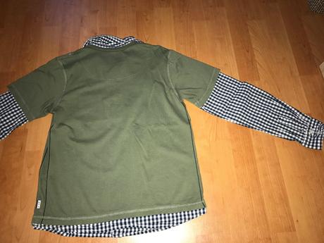 Tričkokošeľa s dlhým rukávom v. 140, 140