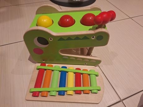 Drevena vkladacka krokodil, 