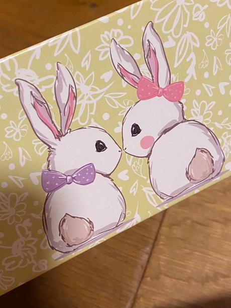 2ks veľkonočné krabičky - zajačik,