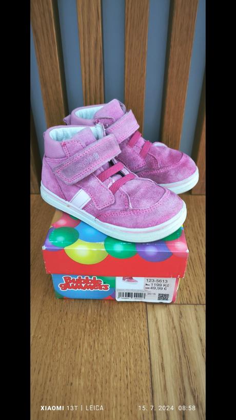 Členkové tenisky bata, bubble gummers,25