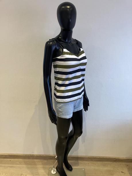 Dámske pásikavé tričko litex (m), litex,m