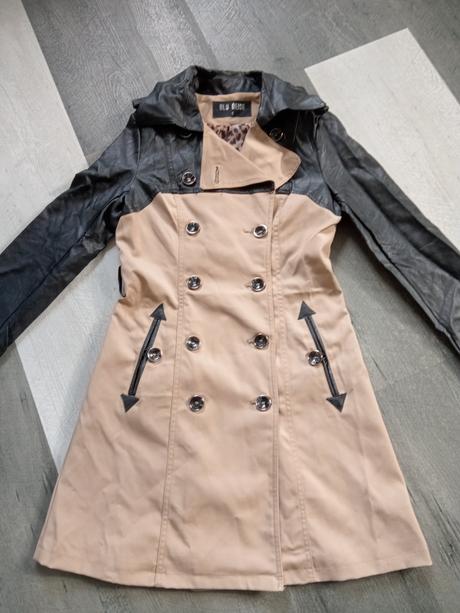 Kabát, plášť, blue base,s