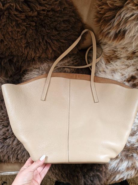 Maxi kožená taška massimo dutti,