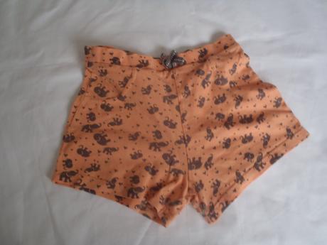 Šortky-pomarančové kraťasy, f&f,116