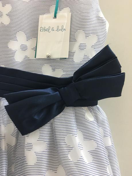 Šatočky abel a lula - modrá kvetinka, 122