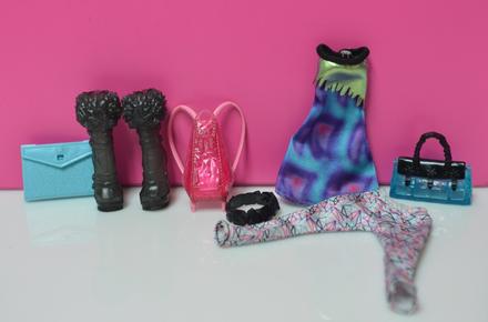 Monster high - doplnky pre bábiky, 