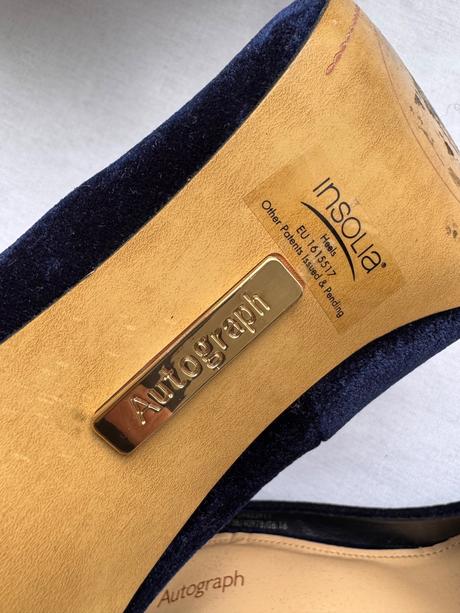 Autograph - zamatové lodičky, marks & spencer,38