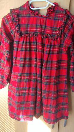 Šaty červeno- zelené, next,128