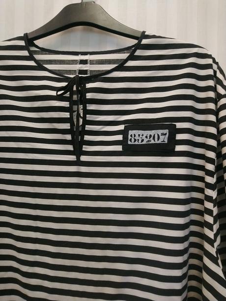 3dielny väzeň, čiapka, čiernobiely, 52/54, op 110,