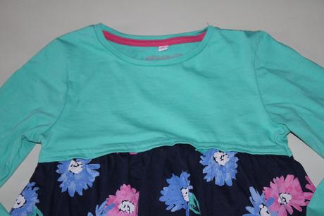 86 kvitekovane saty, tunika,12-18 mes., debenhams,86