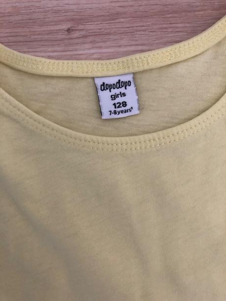 Žlté šaty, dopodopo,128