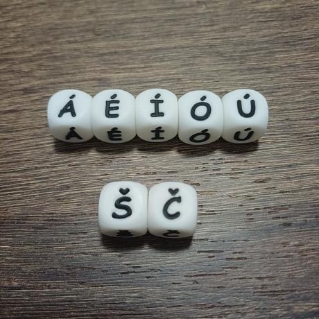 Silikónové písmená s diakritikou, 