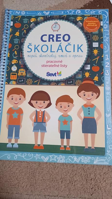 Omaľovánky,creo školáčik, 