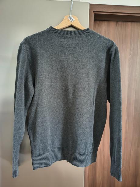 Tommy hilfiger pánsky bavlnený sveter s-m, tommy hilfiger,m
