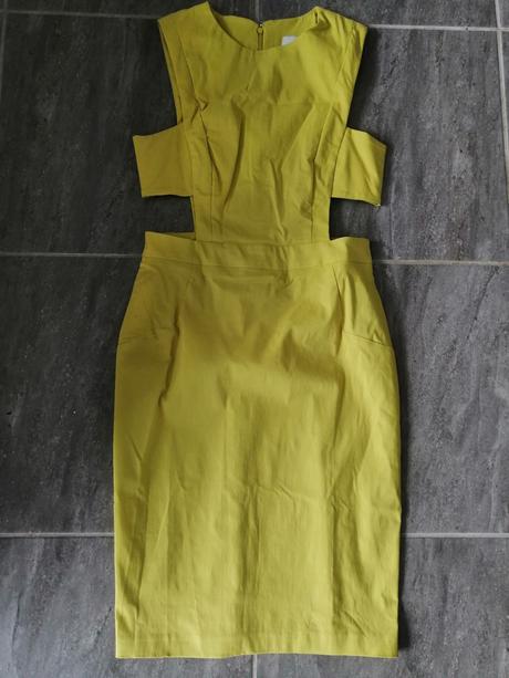 Žlté šaty asos, v40, 40