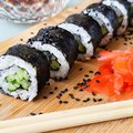 domace uhorkove prvy krat robene sushi