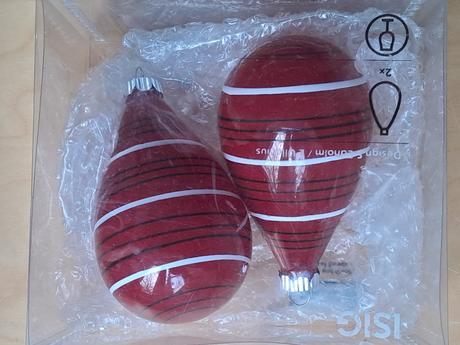 Vianočné ozbody ikea slzy, 