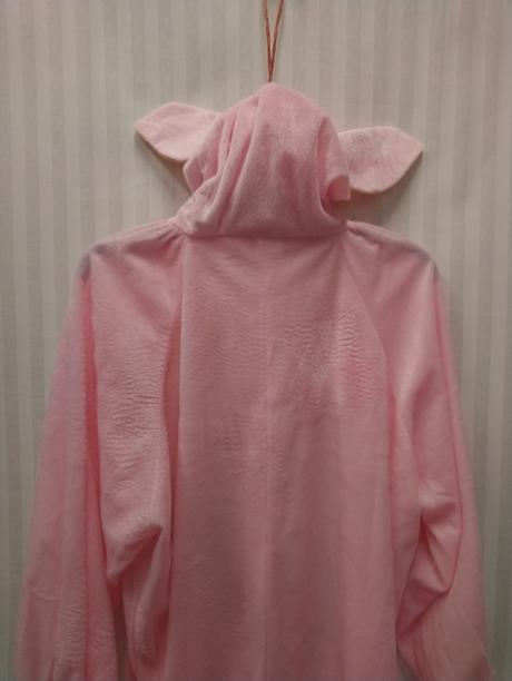 Kostým fleesový overal ružový piggy, orlob, l-xxxl,