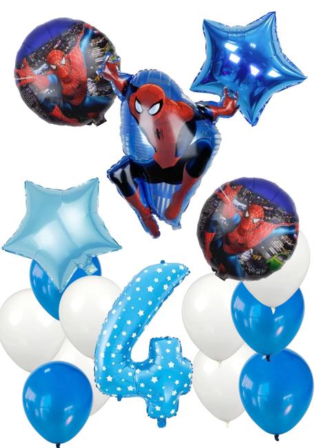 Balóny spiderman - až 15/16/17 kusov, 