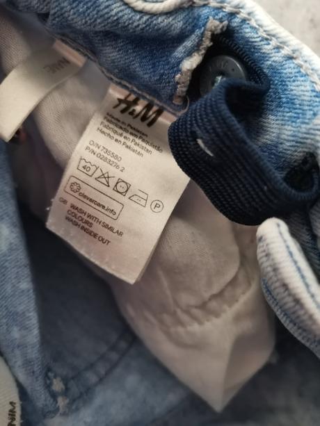 Rifľové kratasky, h&m,140