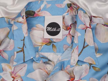 Kvalitná satenová košeľa milk.it, xl