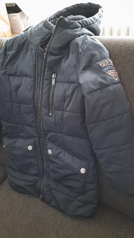 Zimná bunda pre štíhle dievča, c&a,128