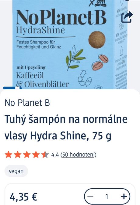 Nový tuhý šampón hydra shine, 75 g, 