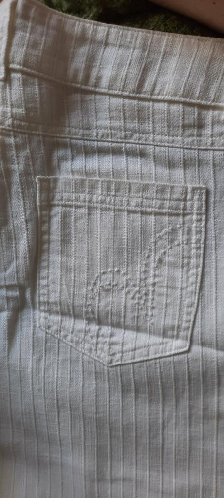 Nohavice biele - vel. 42, 42