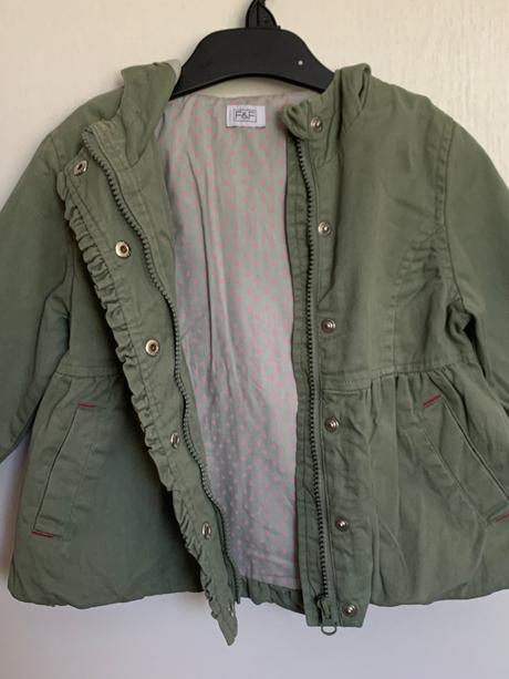 F&f dievčenská vetrovka s kapucňou, f&f,92