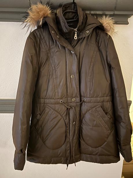 Sisley paperova bunda s pravou kozusinou, sisley,s