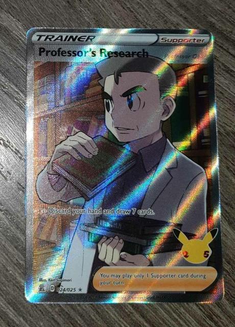 Pokemon tcg karta profesor oak,