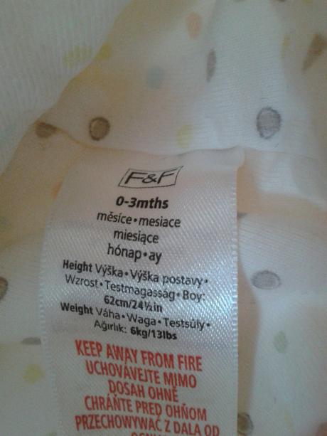Prechodny kabatik pre novorodenca , f&f,62