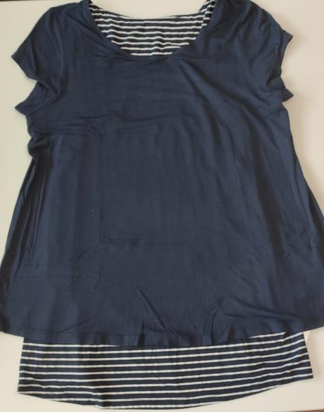 Tehotenské tričko modré, bonprix,m