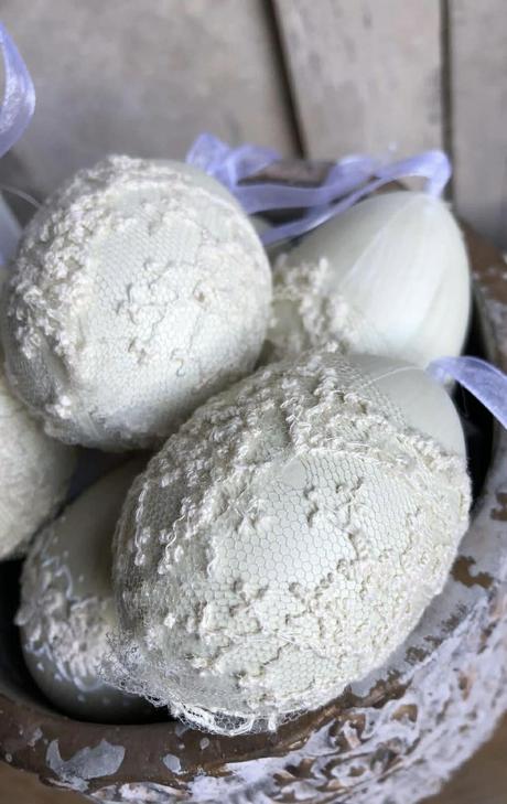 Vintage vajíčka - sada 3 ks, 