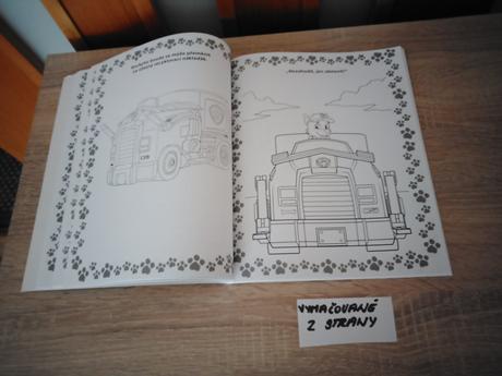 Tlapková patrola-omalovanky, 